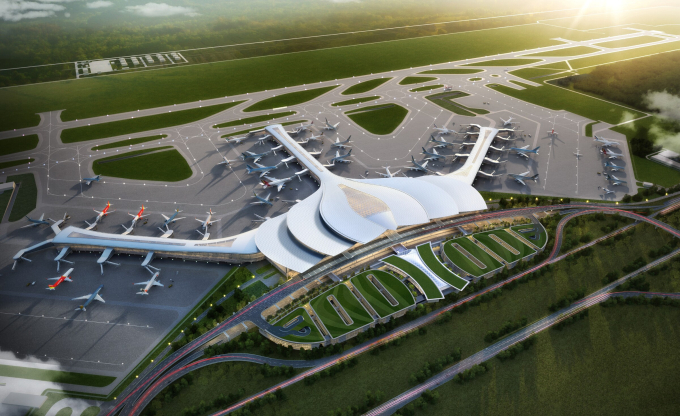 Soi thiết kế &quot;khủng&quot; 2 nhà ga 53.000 tỷ ở Sân bay Long Thành và Tân Sơn Nhất mới khởi công
 - Ảnh 1.