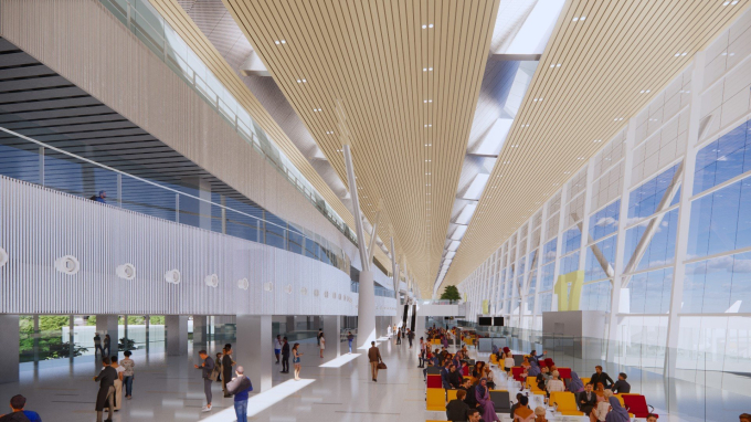 Soi thiết kế &quot;khủng&quot; 2 nhà ga 53.000 tỷ ở Sân bay Long Thành và Tân Sơn Nhất mới khởi công
 - Ảnh 16.
