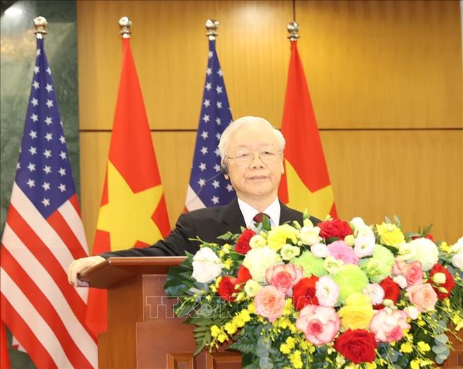 Việt Nam - Hoa Kỳ nâng tầm quan hệ Đối tác Chiến lược Toàn diện vì hòa bình, hợp tác, phát triển bền vững - Ảnh 1.