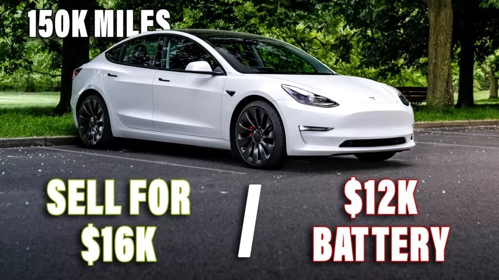 Xe Tesla Model 3 đi 3 năm phải thay pin giá 290 triệu hoặc bán lại giá 390 triệu, bạn chọn phương án nào? - Ảnh 1.