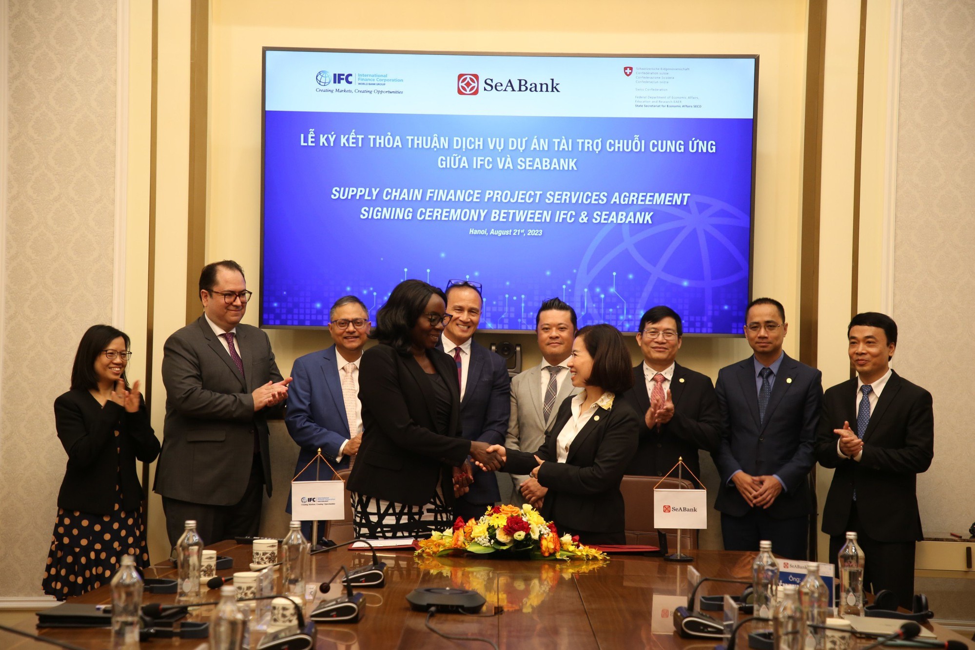 SeABank và IFC ký kết thỏa thuận tư vấn triển khai dự án tài trợ chuỗi cung ứng - Ảnh 1.
