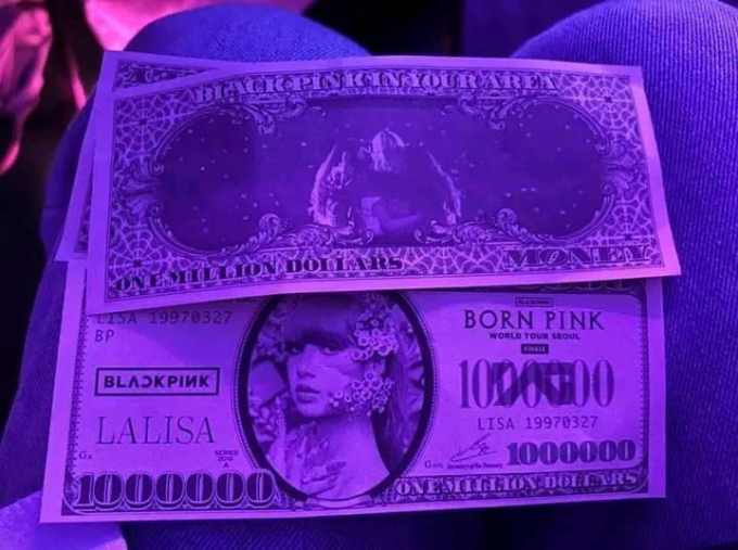 Tờ tiền in hình Lisa kèm chữ ký trong concert tại Hàn được BLINK rao bán 18 triệu - Ảnh 7.