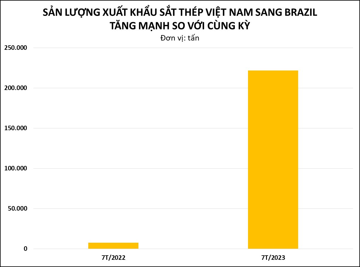 Một mặt hàng của Việt Nam đang được Brazil chi mạnh tay nhập khẩu với giá rẻ, tăng hơn 1.000 lần về lượng và hơn 300 lần về giá trị trong tháng 7/2023 - Ảnh 2.