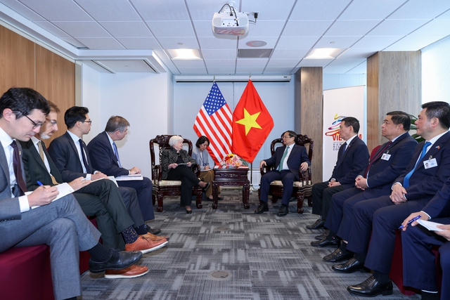 Bộ trưởng Tài chính Hoa Kỳ: Hợp tác với Việt Nam để tăng tự cường của chuỗi cung ứng - Ảnh 2.