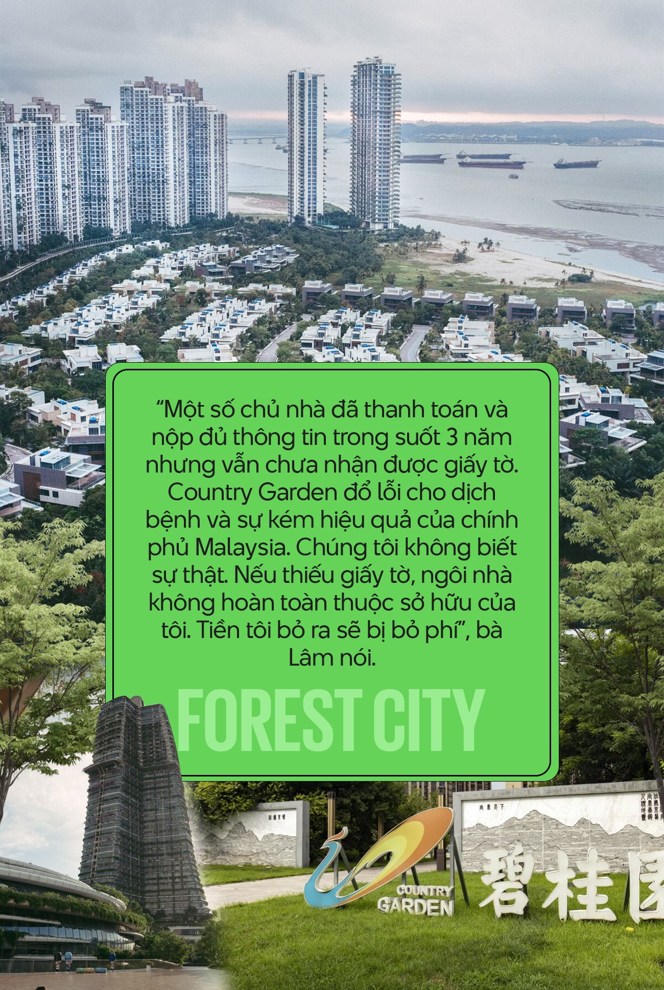 Forest City - ‘Cạm bẫy 5 sao’ của Country Garden: Nhà mua 6 năm chưa có giấy tờ, chủ căn hộ không thể bán hay cho thuê vì chẳng ai dám đến - Ảnh 4.