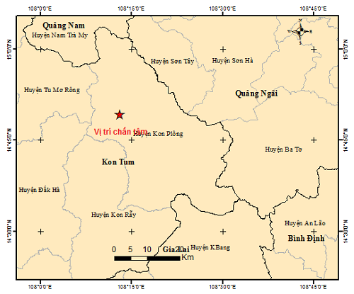 Kon Tum xảy ra 7 trận động đất trong buổi sáng, lớn nhất 4.4 độ - Ảnh 2.