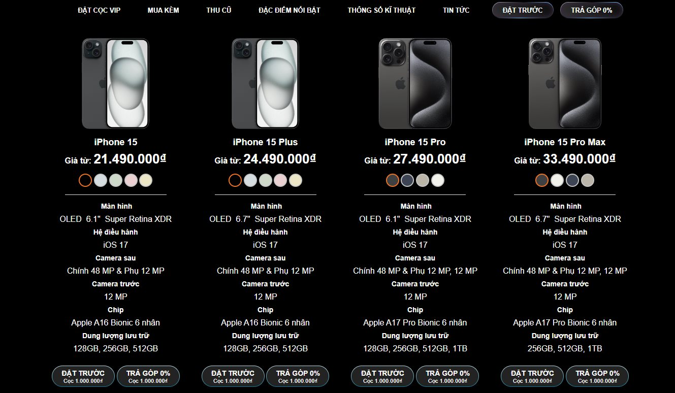 iPhone 15 series chính thức mở đặt trước, các hệ thống bán lẻ tại Việt Nam lại lao vào 'cuộc chiến giá rẻ' - Ảnh 5.