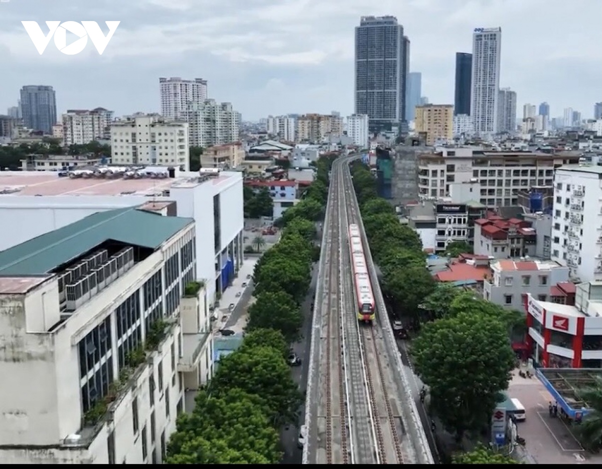 Cận cảnh đường sắt trên cao Nhổn - ga Hà Nội dự kiến khai thác vào cuối năm - Ảnh 14.