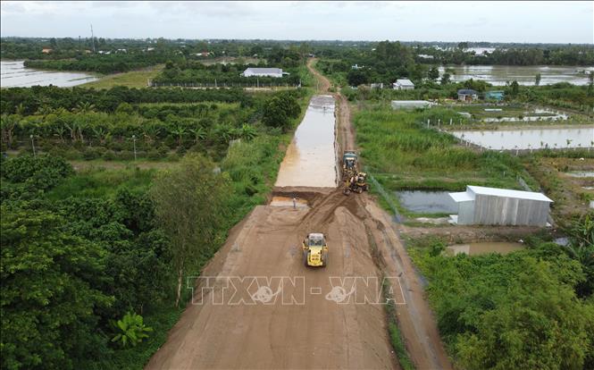 Tăng tốc thi công tuyến đường tránh thành phố Cao Lãnh - Ảnh 3.