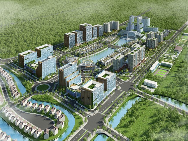 Điều chỉnh KĐT Công viên công nghệ phần mềm Hà Nội, chia đôi ô đất khách sạn dịch vụ - Ảnh 1.