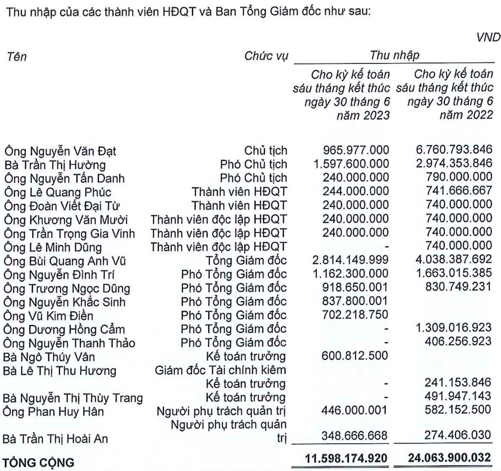 Thu nhập Chủ tịch Bất động sản Phát Đạt giảm sâu trong 6 tháng đầu năm, không bằng thu nhập một tháng cùng kỳ năm ngoái - Ảnh 1.