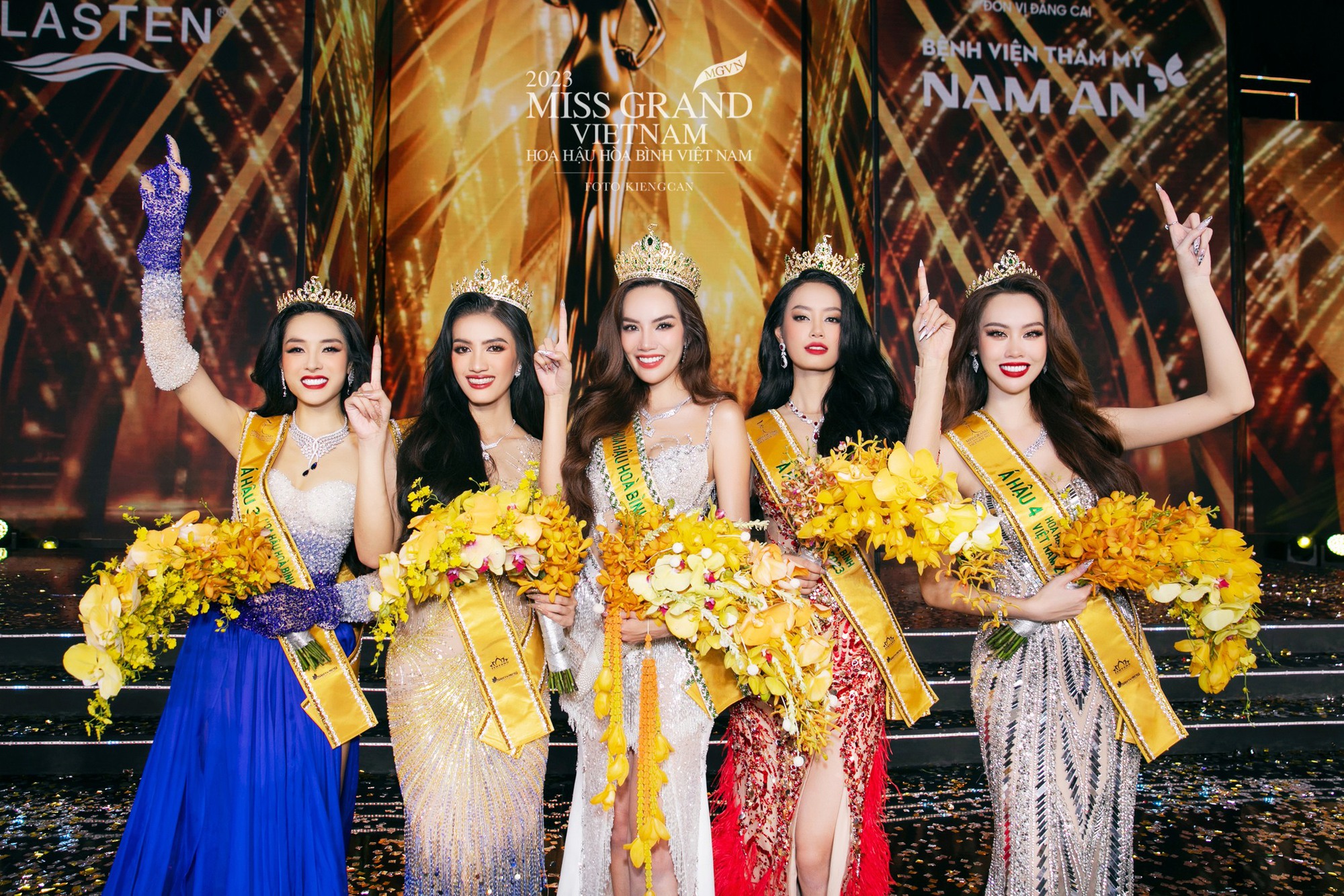 Khung ảnh bùng nổ nhan sắc của Top 5 Miss Grand Vietnam, Lê Hoàng Phương và Bùi Khánh Linh so kè visual căng đét - Ảnh 4.