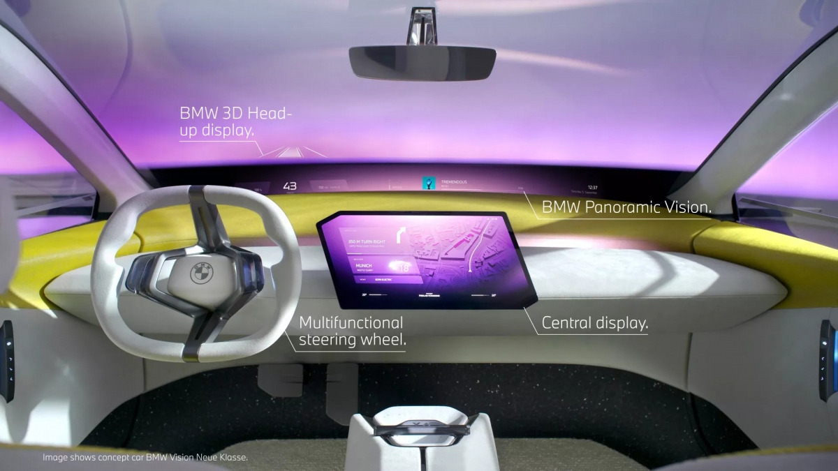 Các mẫu BMW EV trong tương lai sẽ có cabin trống trơn nhờ hệ thống iDrive mới - Ảnh 2.