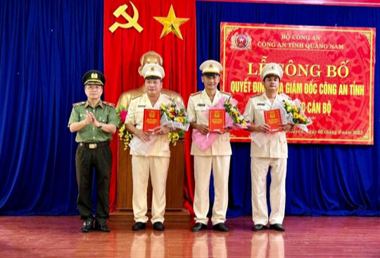 Hàng loạt quyết định quan trọng của Giám đốc Công an tỉnh Quảng Nam - Ảnh 1.