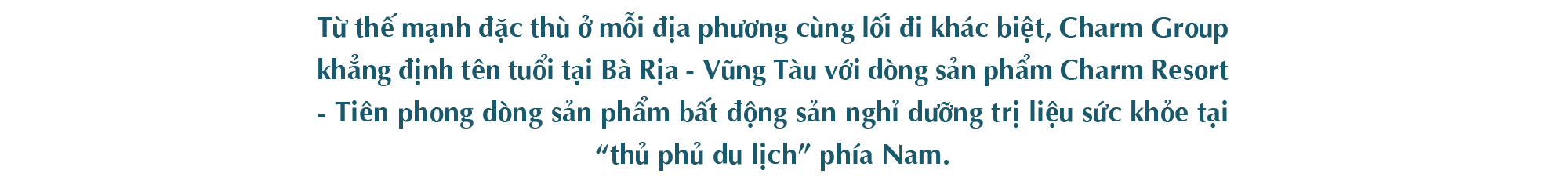 Những dự án của Charm Group góp phần thay đổi diện mạo tỉnh Bà Rịa - Vũng Tàu - Ảnh 1.