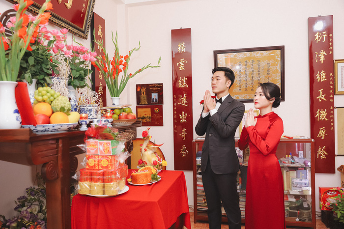 So kè dàn tráp ăn hỏi siêu cầu kỳ của dàn cầu thủ Việt, dát vàng hay đính đá kỹ đến từng chi tiết, liệu ai chịu chi hơn? - Ảnh 23.