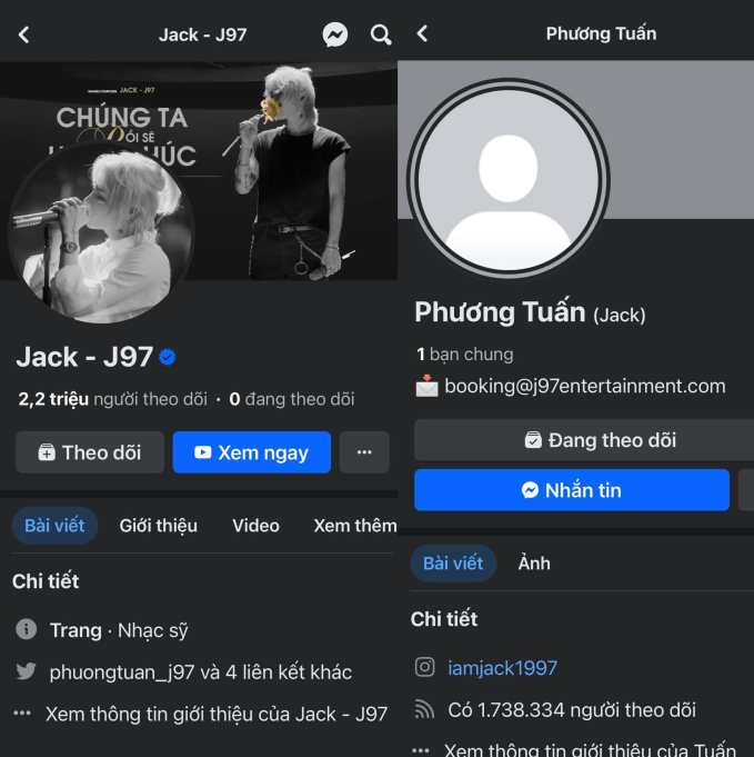 Vì sao có 2 tài khoản Facebook mang tên Jack, &quot;chính chủ&quot; 1,7 triệu người theo dõi không có tick xanh còn &quot;acc clone&quot; lại có? - Ảnh 3.