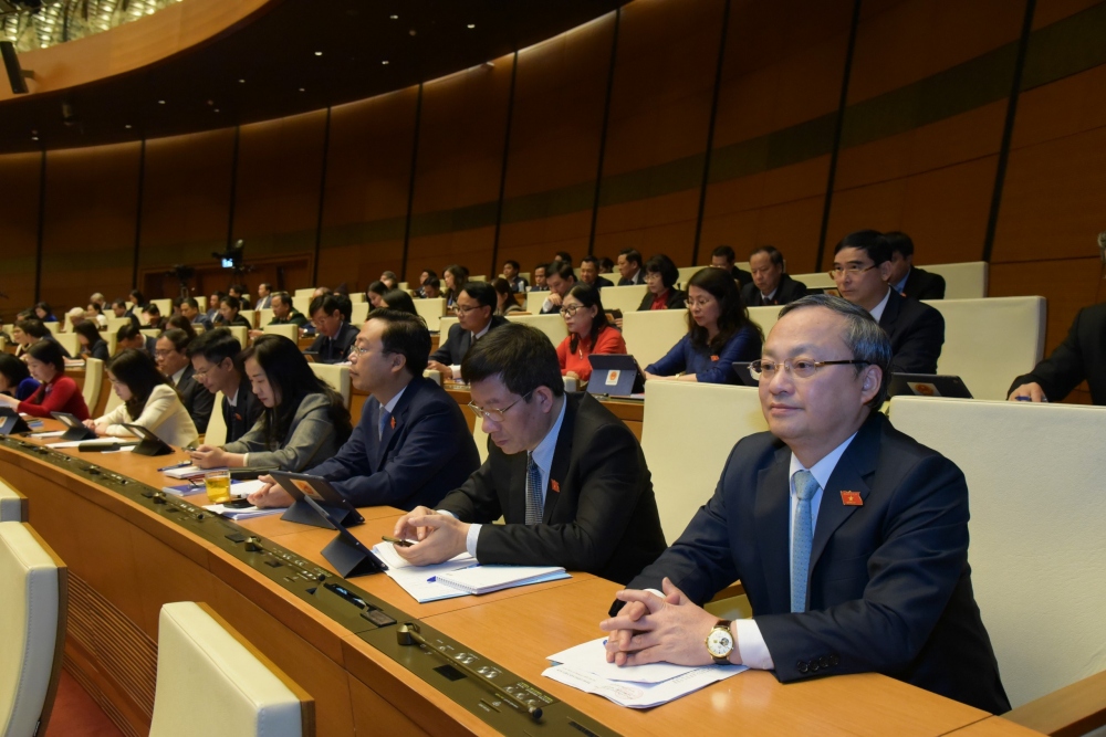 Hình ảnh phiên khai mạc Kỳ họp bất thường lần thứ 5, Quốc hội khóa XV - Ảnh 9.