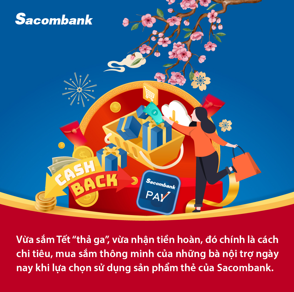 Sắm Tết “thả phanh” với thẻ Sacombank khi mỗi ngày nhận tiền hoàn hấp dẫn - Ảnh 8.