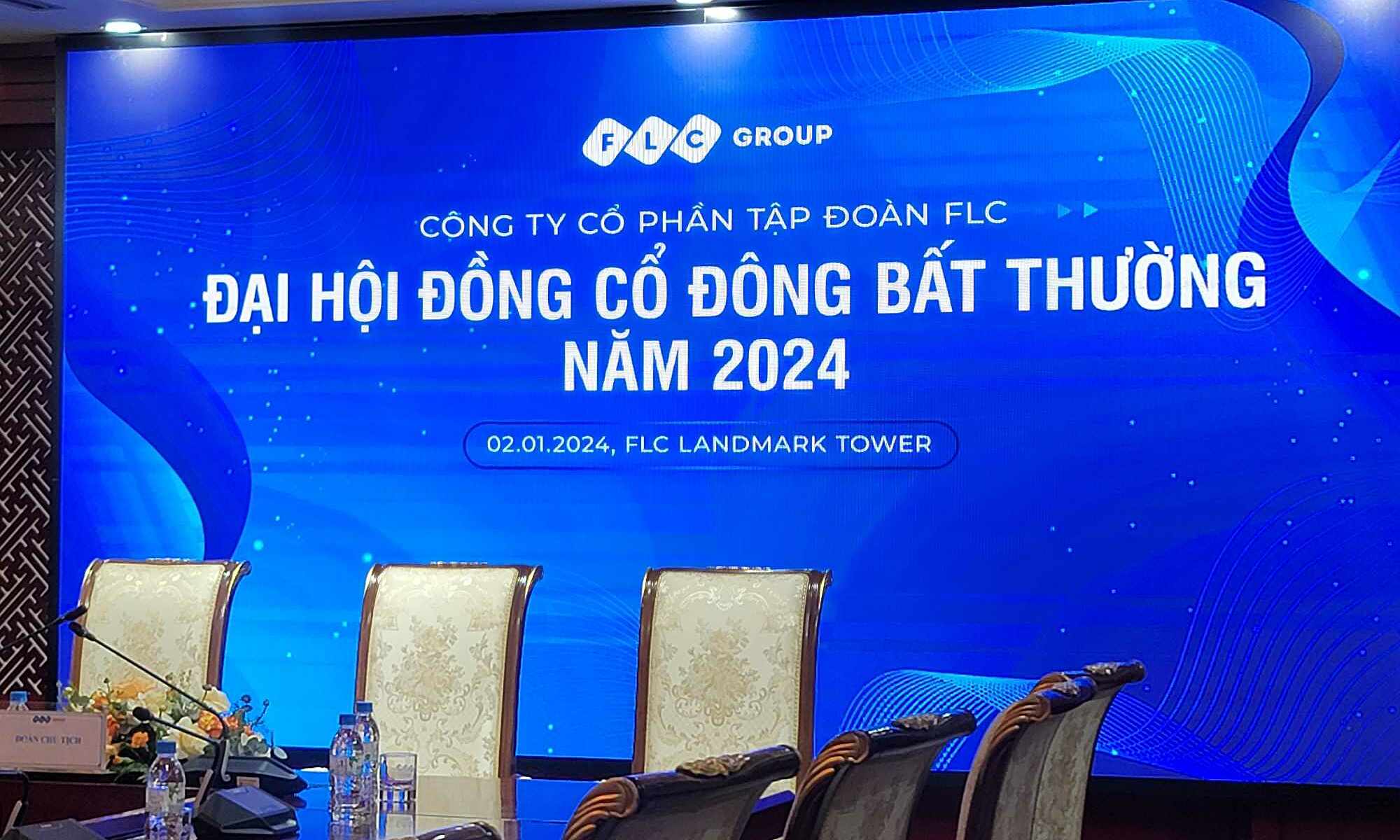 FLC bất thành trong việc tổ chức phiên họp ĐHĐCĐ bất thường đầu tiên năm 2024 - Ảnh 1.