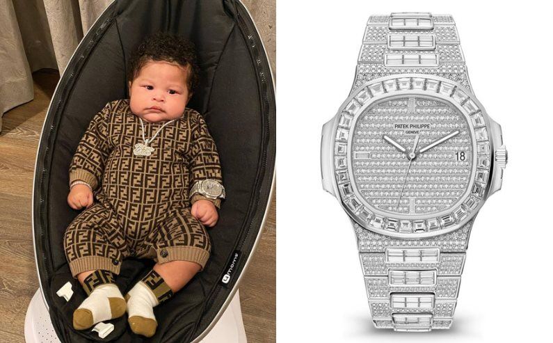 Cậu cả nhà Ronaldo 10 tuổi đã đeo đồng hồ nạm đầy kim cương, đắt gấp 32 lần so với món của thiếu gia nhà Beckham