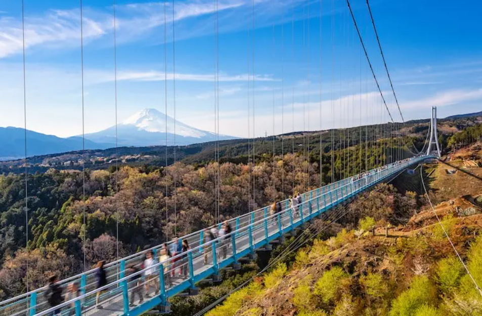 Nhật Bản khiến thế giới thán phục: Xây ‘đường giữa không trung’, ‘treo qua’ khe núi cho người dân đi bộ, dài tới 400 mét với chi phí khủng 663 tỷ đồng - Ảnh 1.