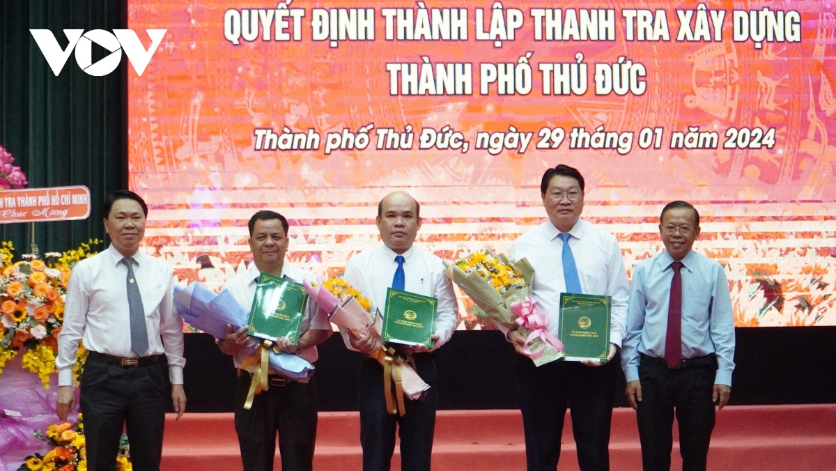 Thành lập Thanh tra Xây dựng Thành phố Thủ Đức - Ảnh 1.