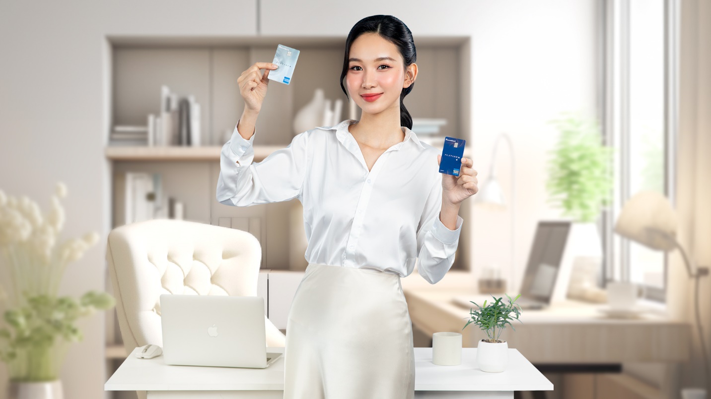 Sang trọng và đẳng cấp với bộ đôi thẻ Sacombank Platinum American Express® - Ảnh 1.