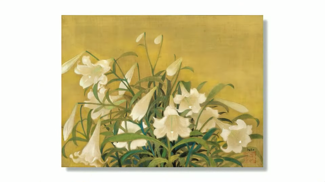 Tranh vẽ hoa của họa sĩ Việt được đấu giá hơn 6 tỷ ở nước ngoài, danh tính người &quot;chốt&quot; gây bất ngờ - Ảnh 2.