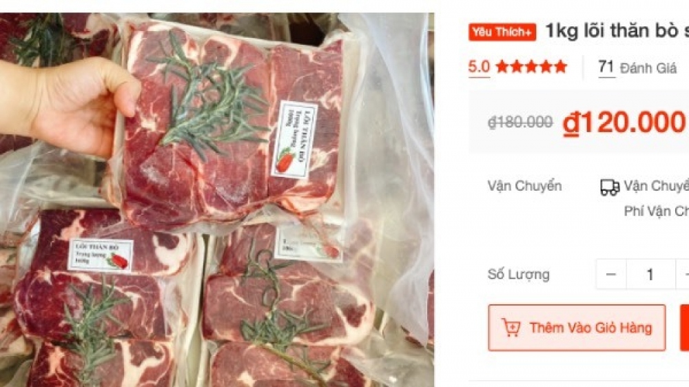 Đầu bếp nổi tiếng nói gì về thịt bò giá rẻ bán trên &quot;chợ&quot; mạng - Ảnh 1.