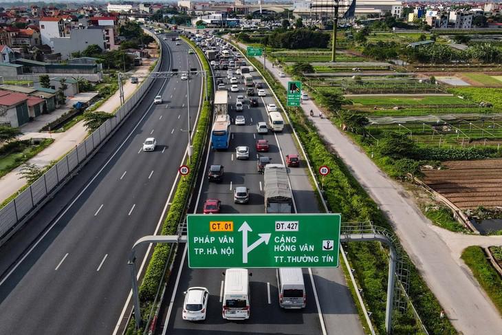 Hà Nội xây đường gom phía Đông cao tốc Pháp Vân - Cầu Giẽ rộng đến 40m -  Nhịp sống kinh tế Việt Nam  Thế giới