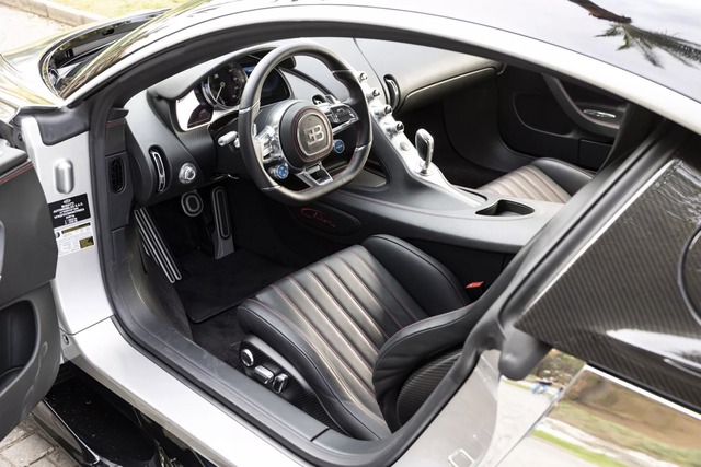 Chiếc Bugatti Chiron gần 7 năm tuổi này có giá dự kiến quy đổi gần 100 tỷ đồng: Option tiền tỷ, vỏ ngoài soi gương được - Ảnh 6.