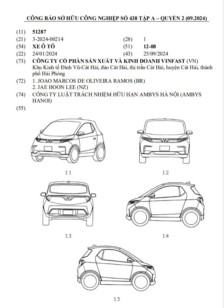 VinFast đăng ký xe mới tại Việt Nam: Trông nhỏ hơn VF 3, dáng như Smart, nếu ra mắt sẽ dễ thành hàng ‘hot’ cho chị em- Ảnh 1.