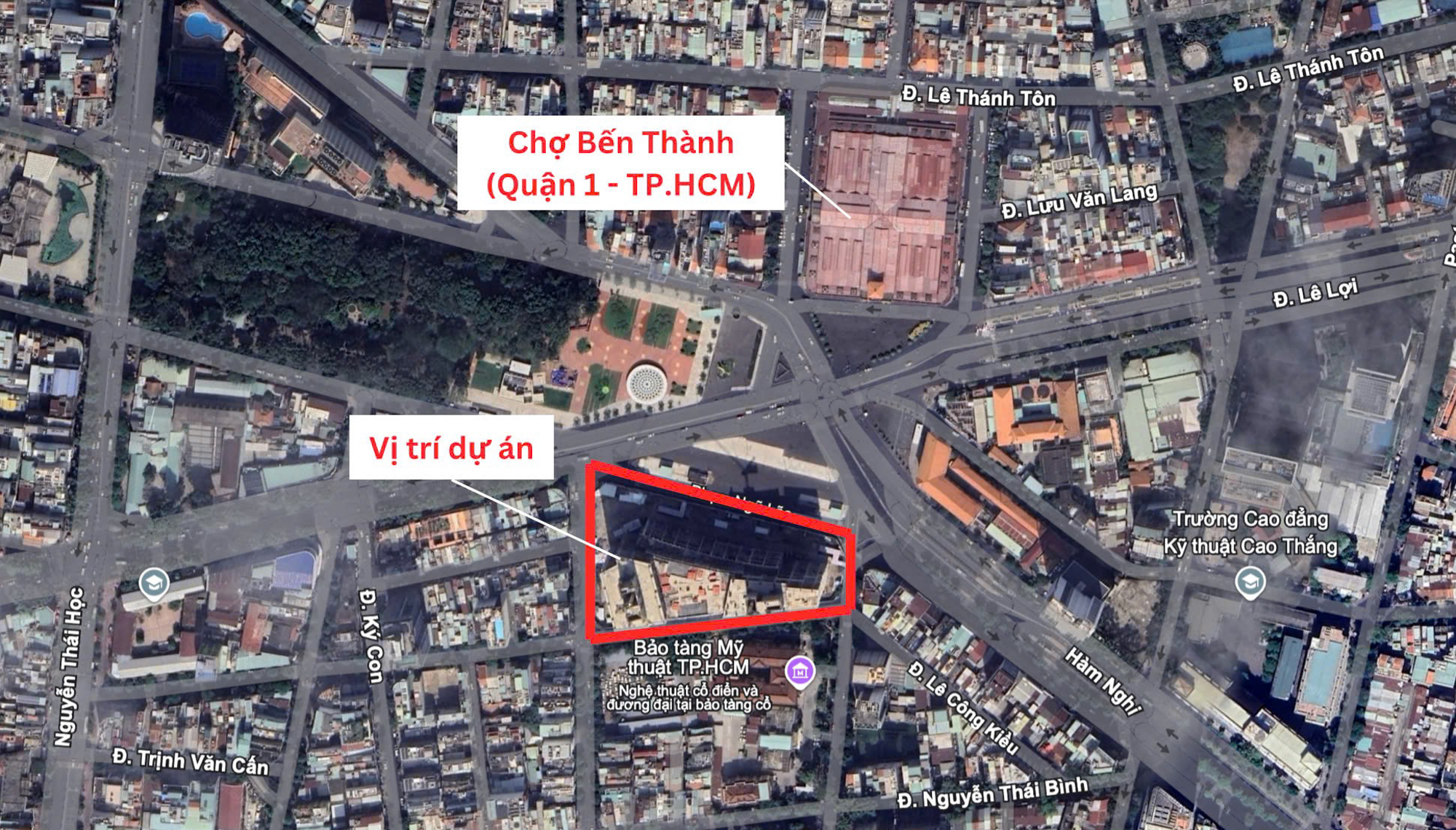 Cận cảnh dự án đối diện chợ Bến Thành mà Trương Mỹ Lan mua bán miệng với Bitexco- Ảnh 2.