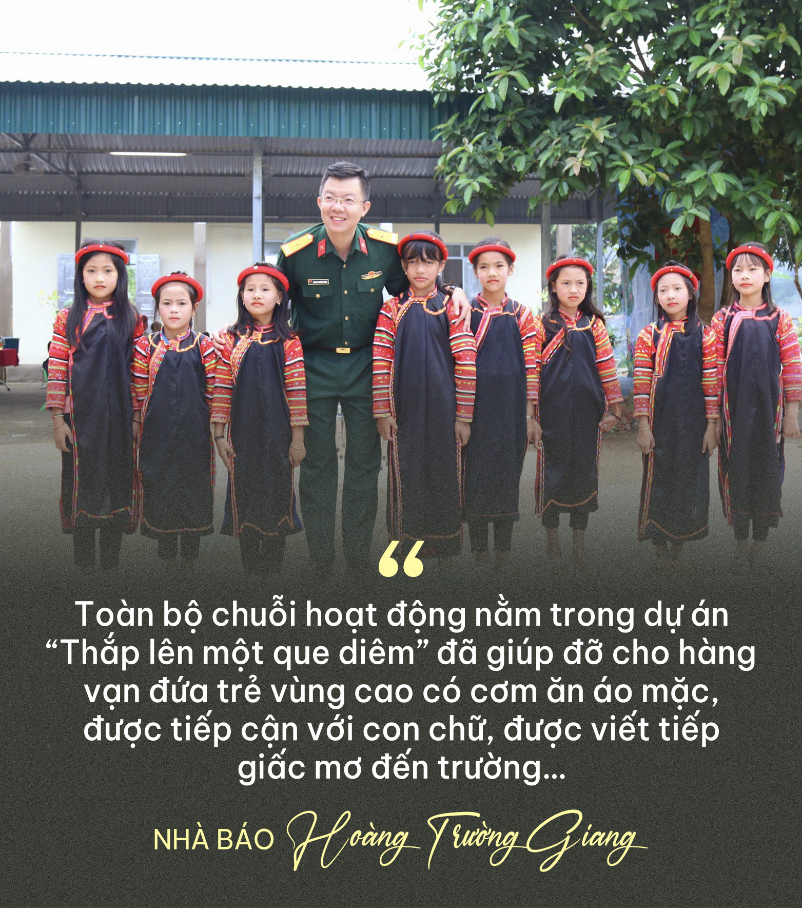 Hành trình 16 năm "Thắp lên một que diêm" của nhà báo Hoàng Trường Giang: Hàng chục công trình phục vụ học tập được xây dựng, hàng vạn lượt trẻ em vùng cao được nâng bước đến trường- Ảnh 4.