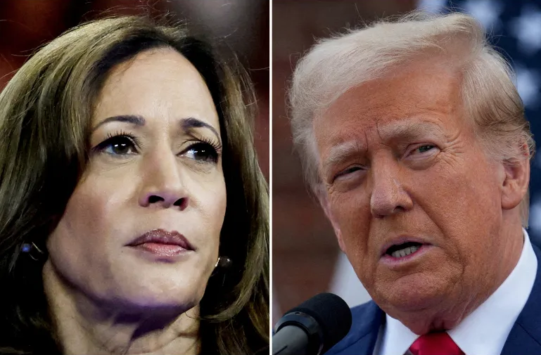 Bà Kamala Harris đang mất dần lợi thế trước ông Donald Trump- Ảnh 1.