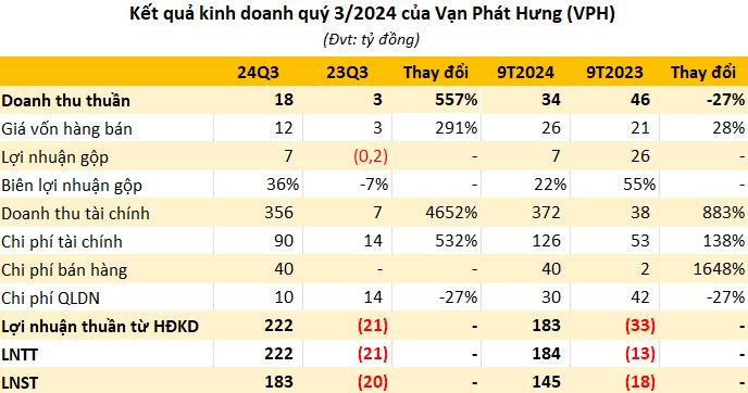 Doanh thu tài chính tăng đột biến 4.700%. một công ty bất động sản báo lãi kỷ lục trong quý 3, cổ phiếu "bốc đầu" kịch trần- Ảnh 2.