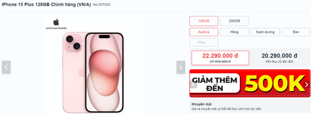 Mẫu iPhone đời cũ "chip khỏe, pin khủng" không thua iPhone 16 Plus: Đang giảm đậm 5 triệu trong tháng 10- Ảnh 2.