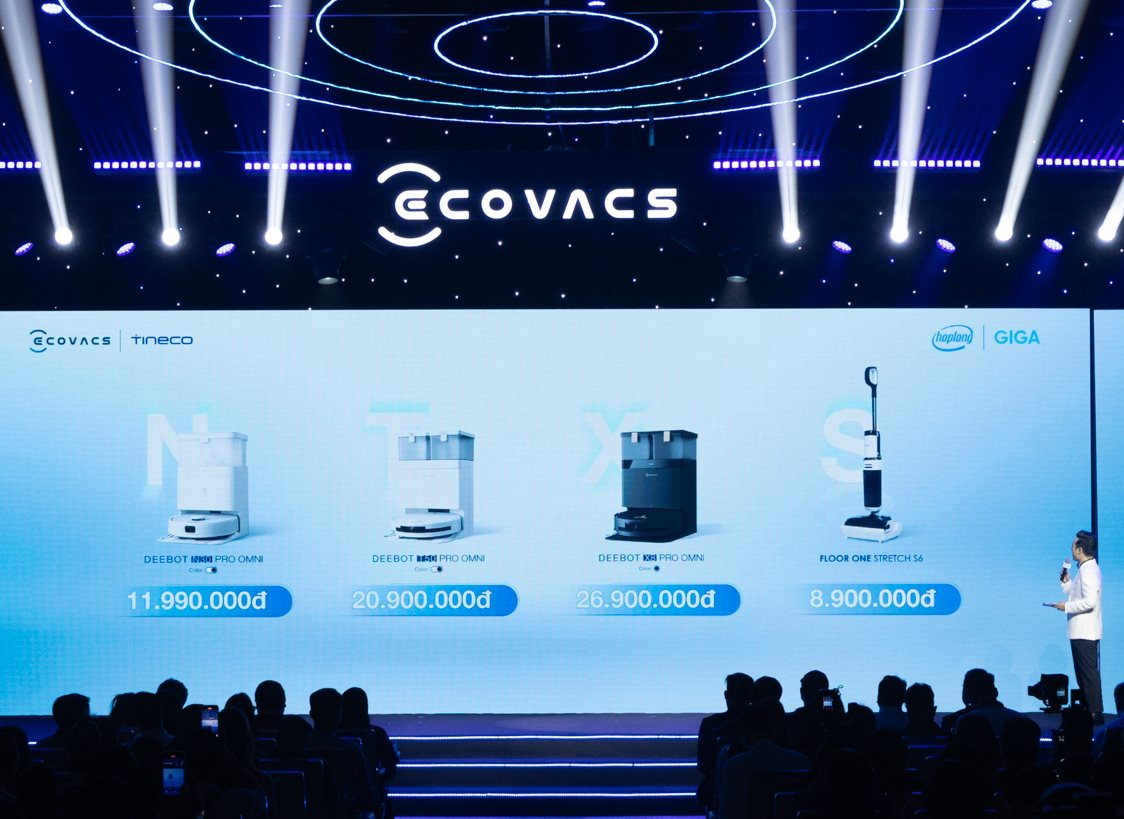 Ecovacs đưa loạt robot hút bụi mới nhất về Việt Nam: Giá cao nhất 27 triệu nhưng model giá 12 triệu này mới là ‘át chủ bài’- Ảnh 3.