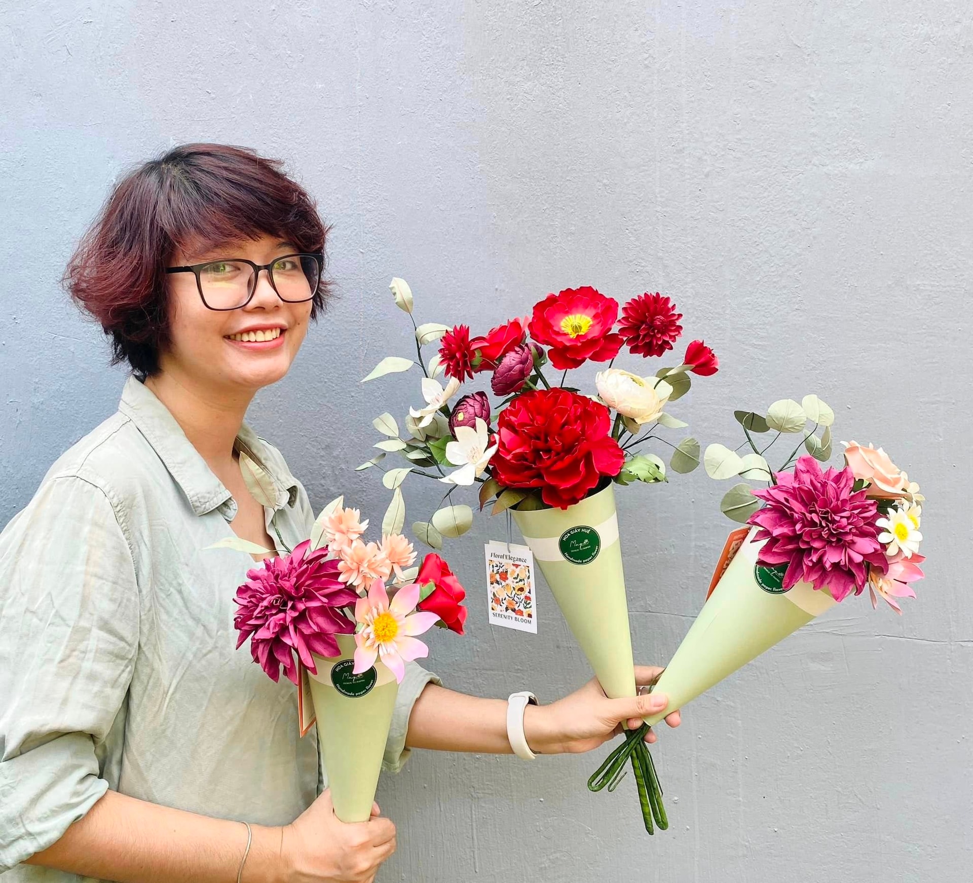 Những bông hoa ở Maypaperflower: Chuyến du lịch về làng nghề 300 tuổi xứ Huế và quyết định startup làm hoa giấy thủ công xuất khẩu của cựu nhân viên ngân hàng- Ảnh 4.