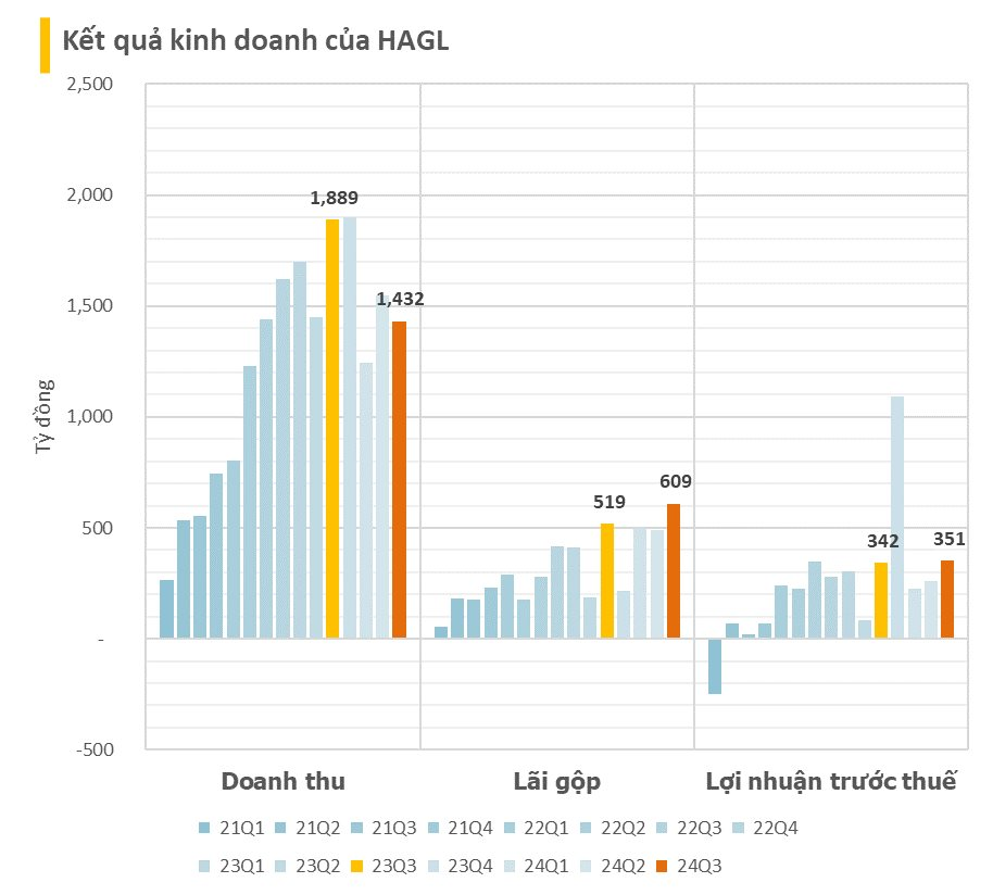 Hoàng Anh Gia Lai (HAG) báo lãi sau thuế quý 3 hơn 350 tỷ đồng, bán trái cây 2 đồng thu 1 đồng lời- Ảnh 2.