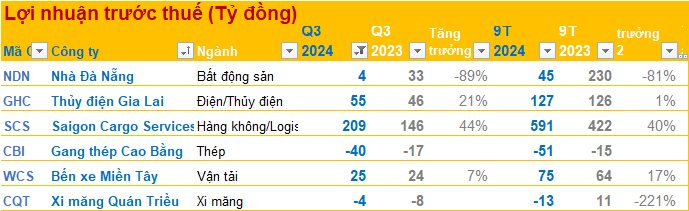 BCTC quý 3/2024 chiều ngày 21/10: Công ty BĐS chuyên đầu tư chứng khoán báo lãi trước thuế giảm gần 90%, DN thủy điện, hàng không tăng trưởng mạnh- Ảnh 1.