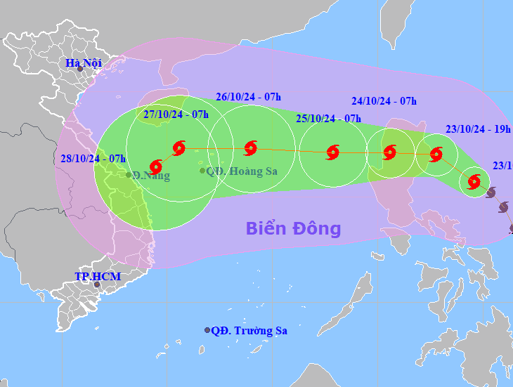 Bão Trà Mi vào Biển Đông ngày mai, có thể giật cấp 15- Ảnh 1.