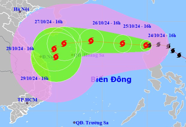 Bão Trami có đổ bộ vào đất liền khu vực miền Trung?- Ảnh 1.