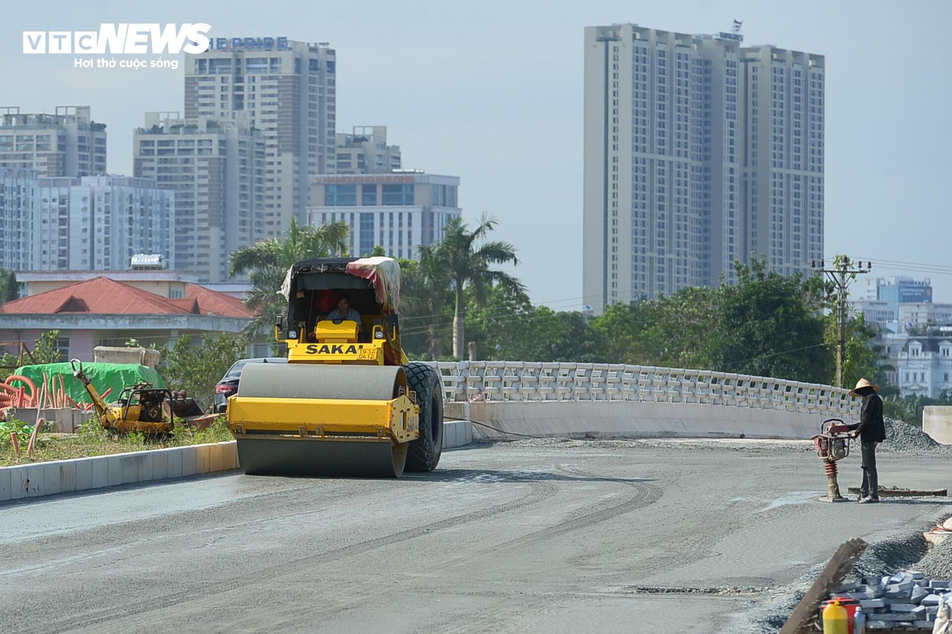 Toàn cảnh tuyến đường gần 750 tỷ đồng ở Hà Nội dự kiến thông xe cuối năm nay- Ảnh 8.