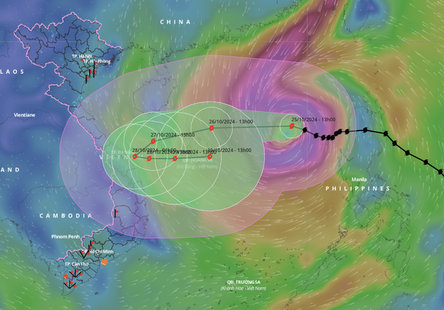 Hai kịch bản của bão Trà Mi ra sao?- Ảnh 1.