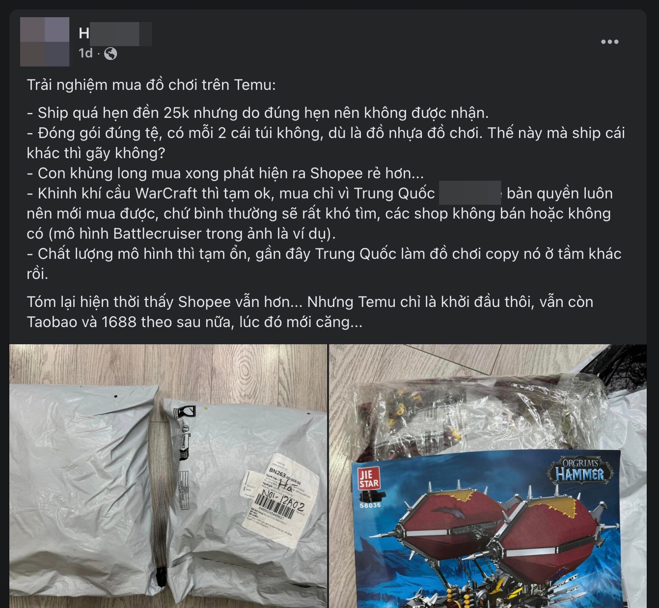 Người dùng Việt thử đặt đồ trên Temu tá hỏa: Đóng gói quá sơ sài, nhận hàng mới biết mua "hớ"- Ảnh 2.