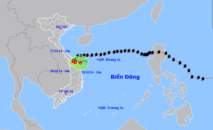 Chuyên gia nhận định khả năng bão Kong-rey vào Biển Đông sau Trami- Ảnh 1.