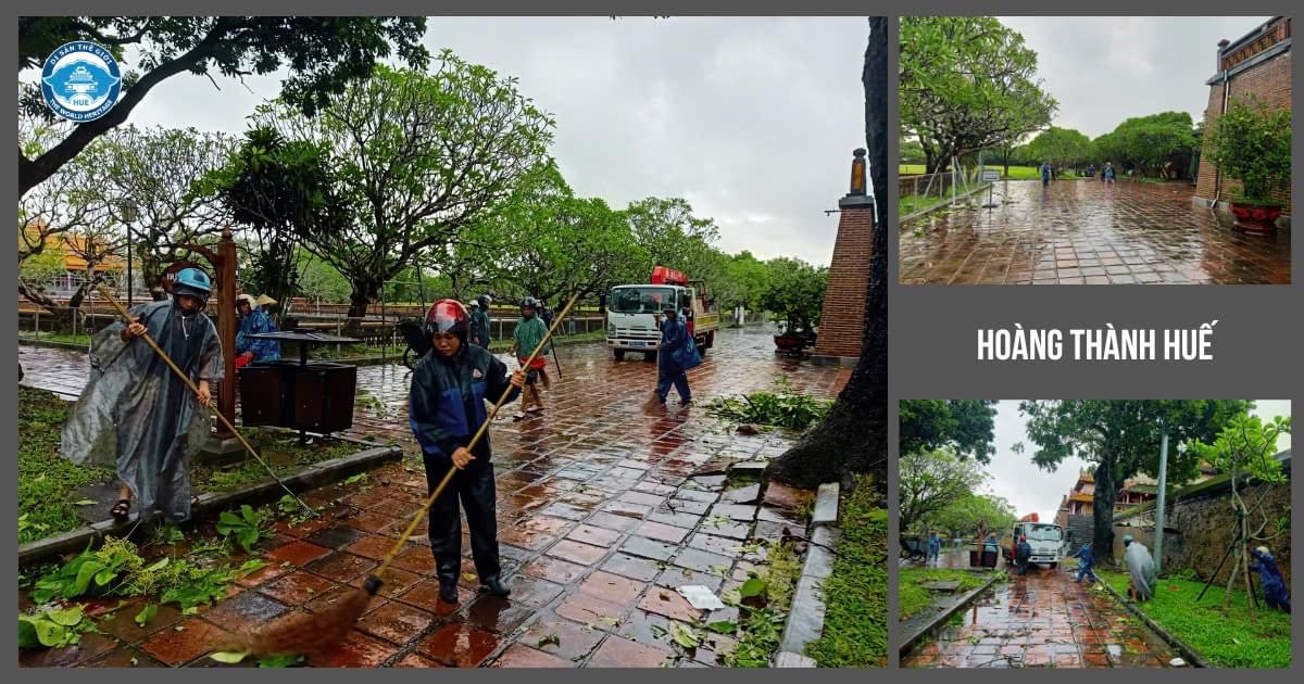 Loạt điểm tham quan, quán xá tại Huế - Đà Nẵng nhanh chóng dọn dẹp mở cửa đón du khách sau bão Tra Mi càn quét- Ảnh 4.