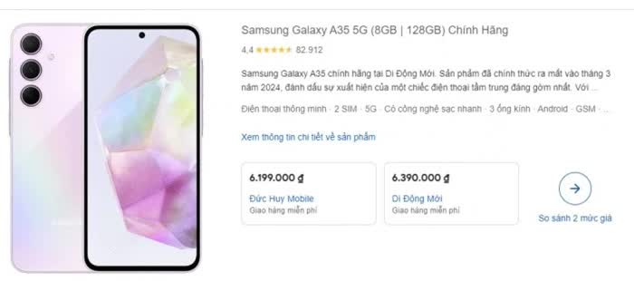 Điện thoại Samsung có màn hình "vượt mặt" iPhone 16: Giá giảm trong tháng 10, chỉ còn hơn 6 triệu- Ảnh 2.